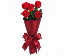 Букет 5 Красных роз Эдлесс Лав в Крапивинском