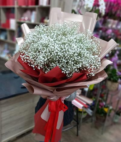 Букет цветов из: Гипсофила в Крапивинском
