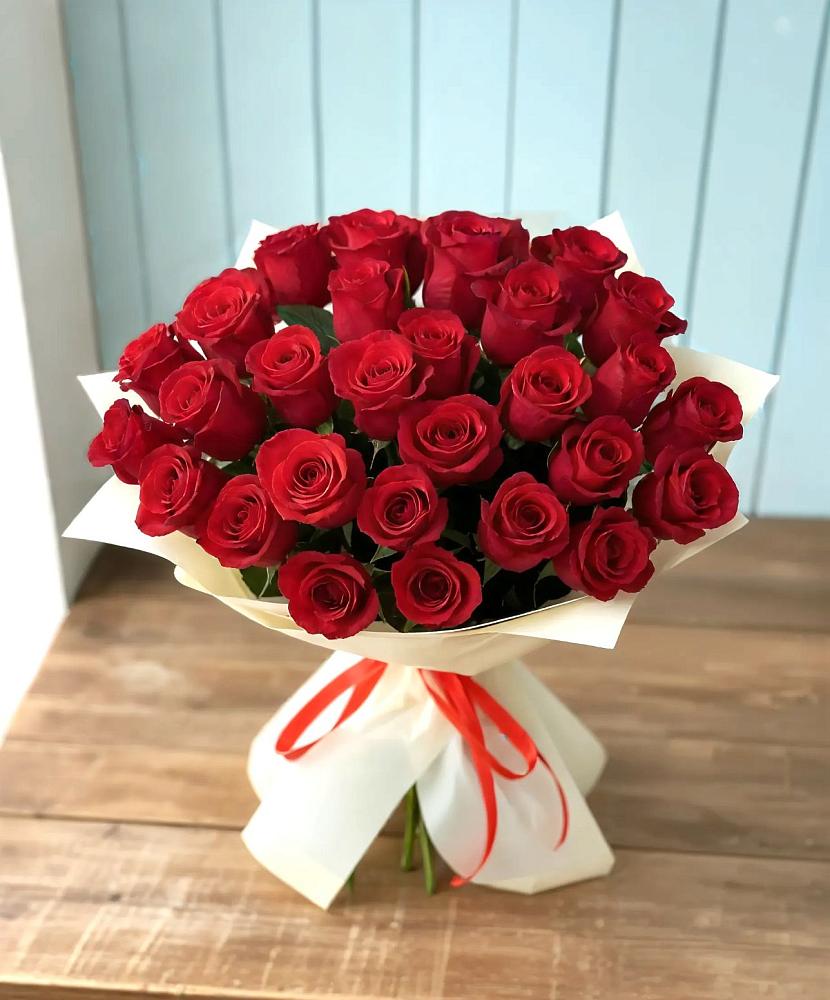 Букет 29 Красных роз в Крапивинском