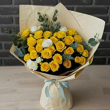 Букет цветов из:  Розы в Крапивинском