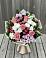 Букет цветов из: Альстромерии, Гвоздики, Розы и Хризантемы в Крапивинском
