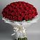 Букет 101 Красная роза Блэк Мэджик в Крапивинском