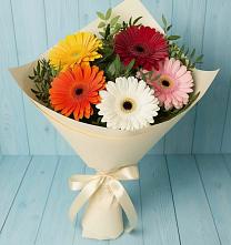 Букет цветов из:  Герберы в Крапивинском
