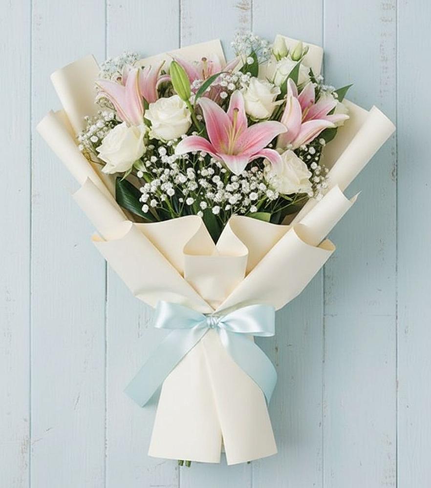 Букет цветов из: Лилии в Крапивинском