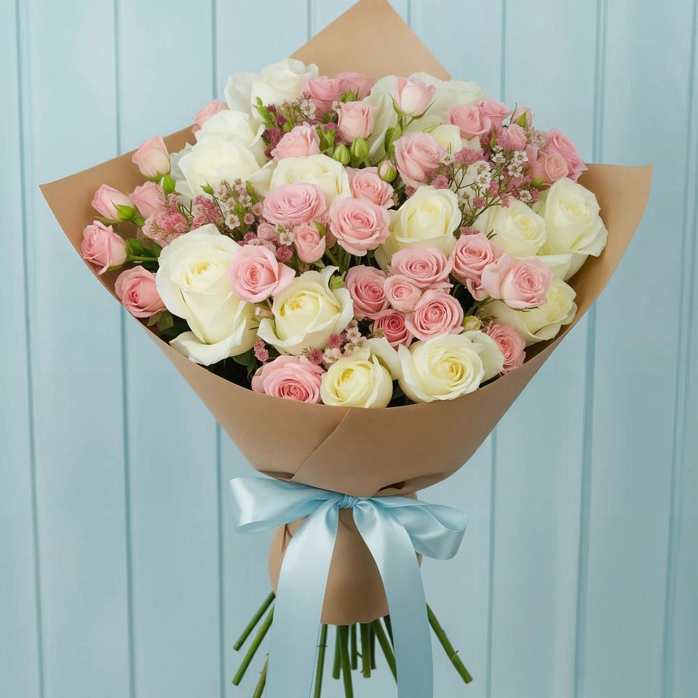 Букет цветов из: Розы в Крапивинском