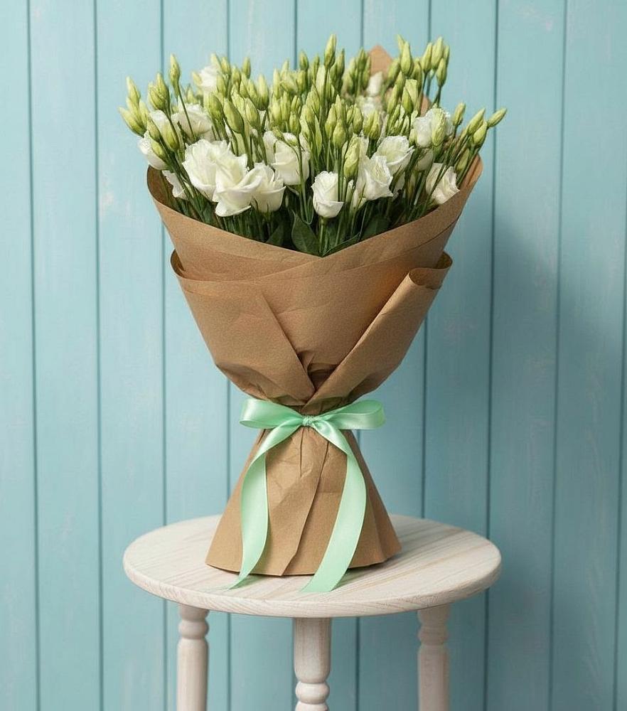 Букет цветов из: Лизиантусы в Крапивинском