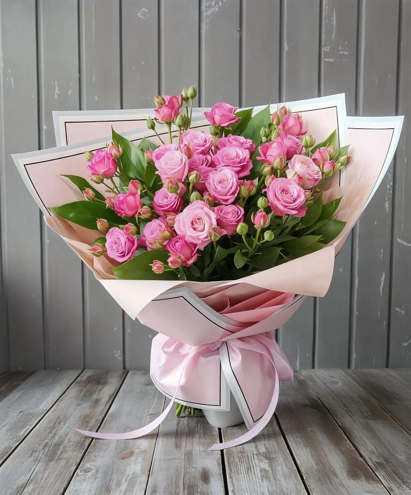 Букет Розовый кустик в Крапивинском