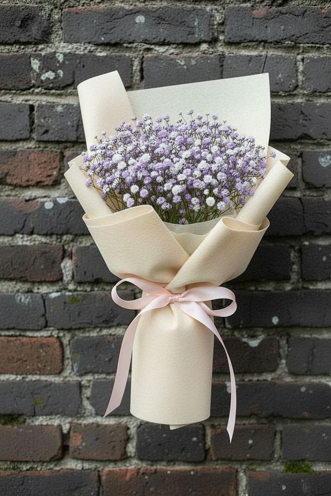 Букет цветов из: Гипсофила в Крапивинском