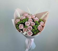Букет цветов из:  Розы и Хризантемы в Крапивинском