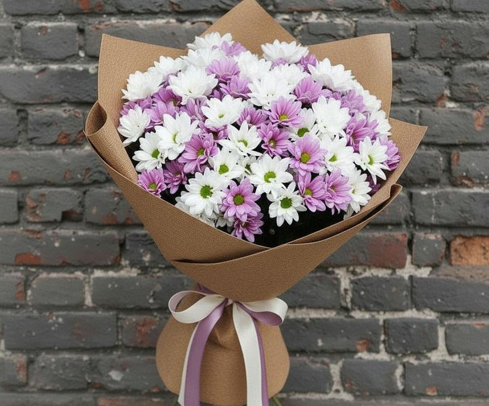Букет цветов из: Хризантемы в Крапивинском