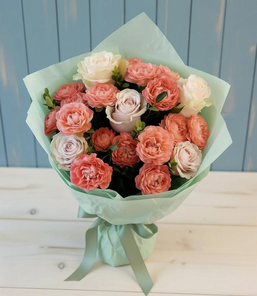 Букет цветов из: Розы в Крапивинском