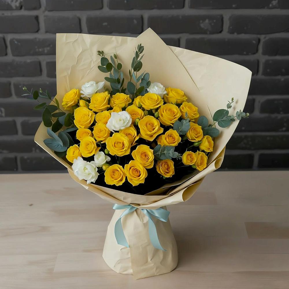 Букет цветов из: Розы в Крапивинском