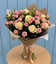 Букет цветов из:  Розы в Крапивинском