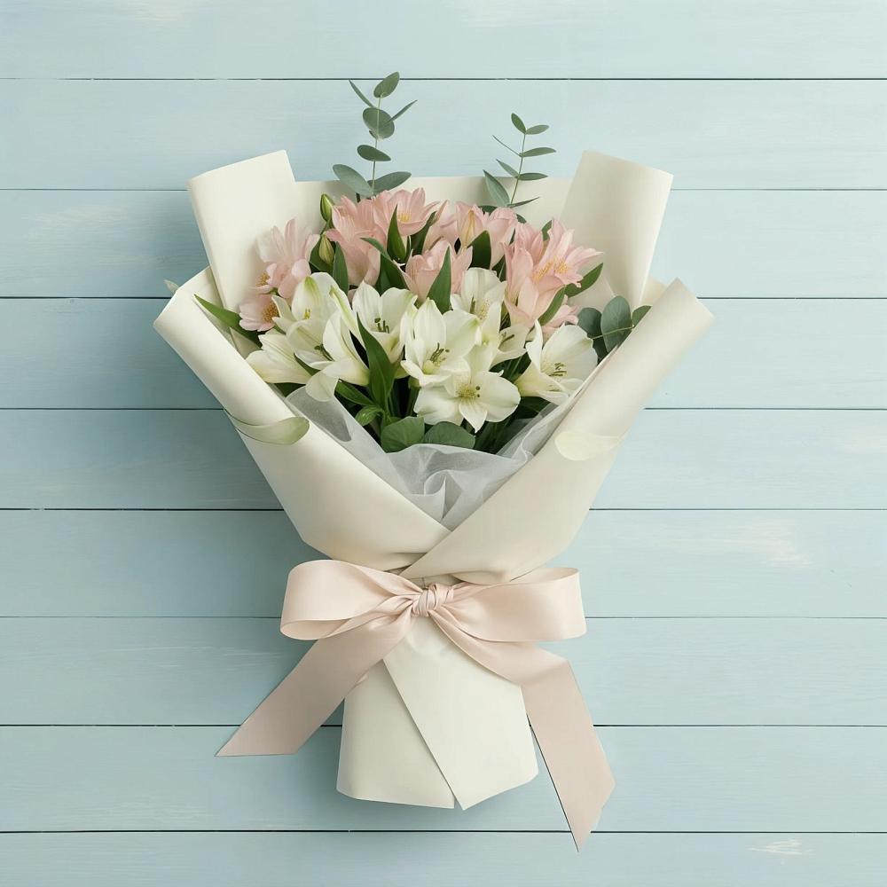 Букет цветов из: Альстромерии в Крапивинском