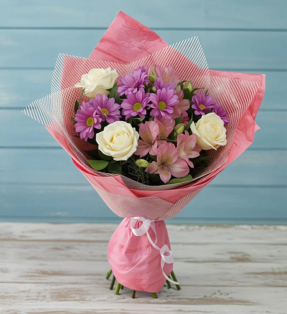 Букет цветов из: Герберы в Крапивинском