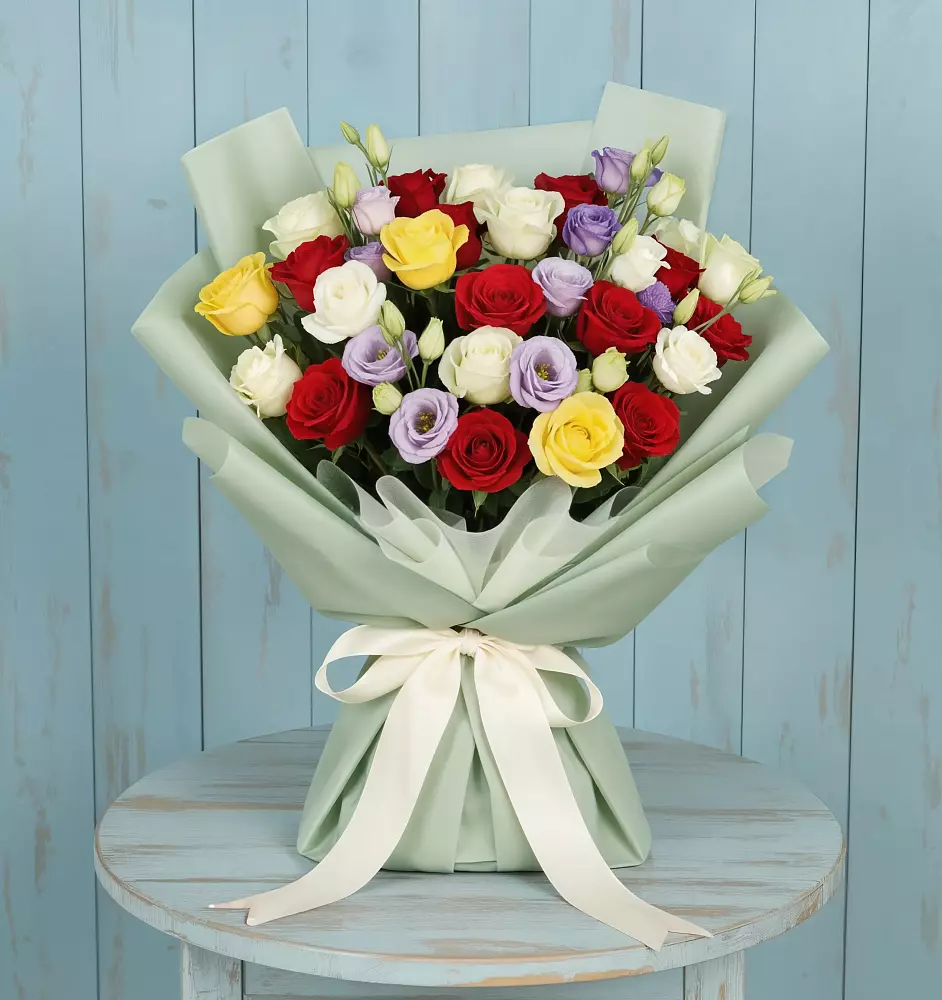 Букет цветов из: Розы в Крапивинском