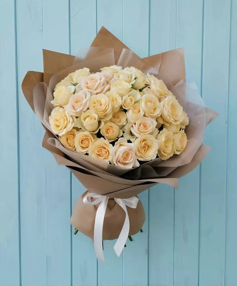 Букет Кремовое облако в Крапивинском