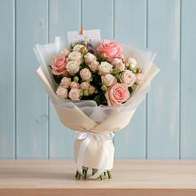 Букет цветов из:  Розы в Крапивинском