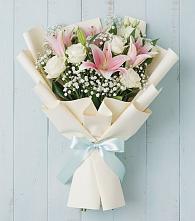 Букет цветов из:  Лилии #REPLACE_PRED# Крапивинском